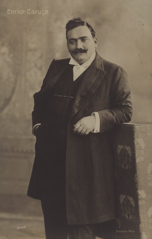 Enrico Caruso, İtalyan opera tenoru by European Photographer