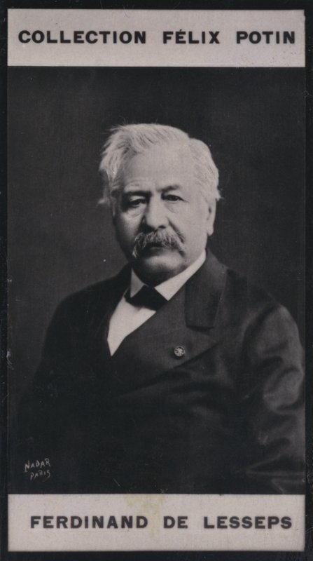 Ferdinand-Marie de Lesseps (1805-1894) (s / b fotoğraf) by European Photographer