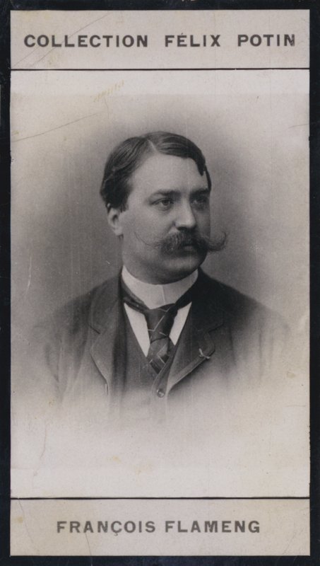 Francois Flameng (1856) (s/b fotoğraf) by European Photographer