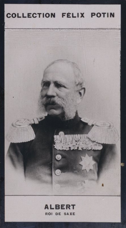 Frederic-Auguste Albert, Roi De Saxe (1828-1902) (s / b fotoğraf) by European Photographer