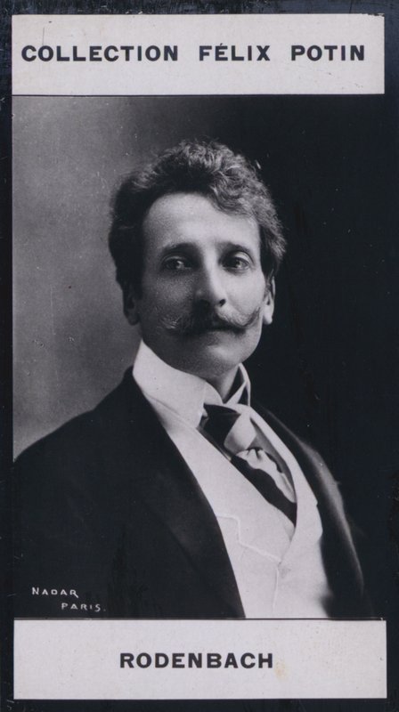 Georges Rodenbach (1855-1899) (s/b fotoğraf) by European Photographer
