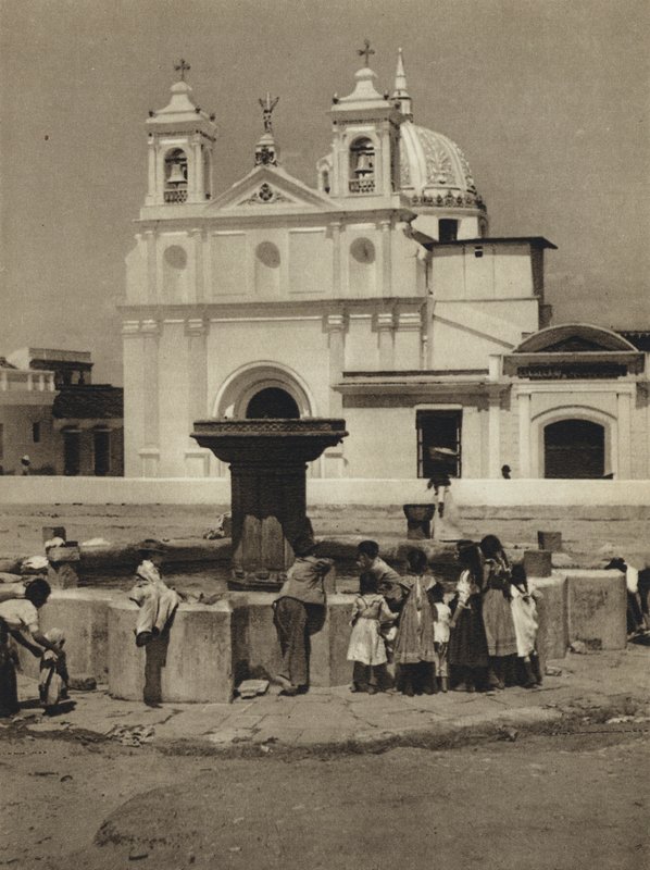 Guatemala, Belen Kilisesi (s/b fotoğraf) by European Photographer