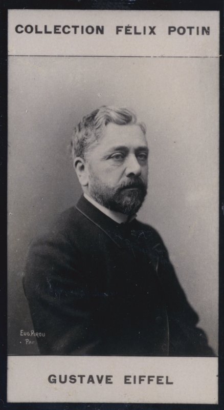 Gustave Eiffel (1832) (s/b fotoğraf) by European Photographer