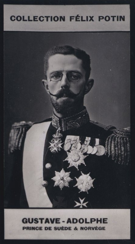 Gustave, İsveç Ve Norveç Kraliyet Prensi (1858) (s/b fotoğraf) by European Photographer