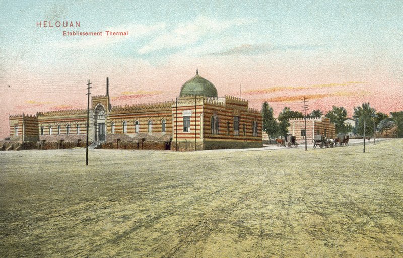 Helouan, Hamamların kuruluşu by European Photographer