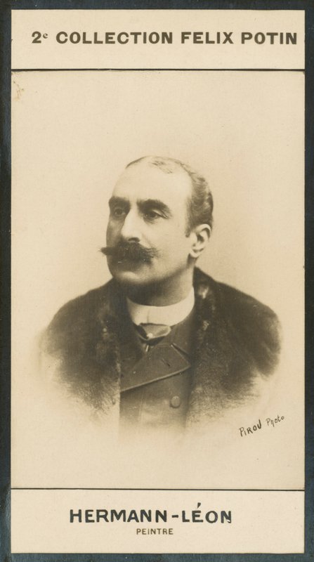 Hermann-Leon, Peintre (s/b fotoğraf) by European Photographer
