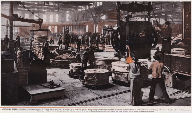 Les Usines Krupp (s/b fotoğraf) by European Photographer