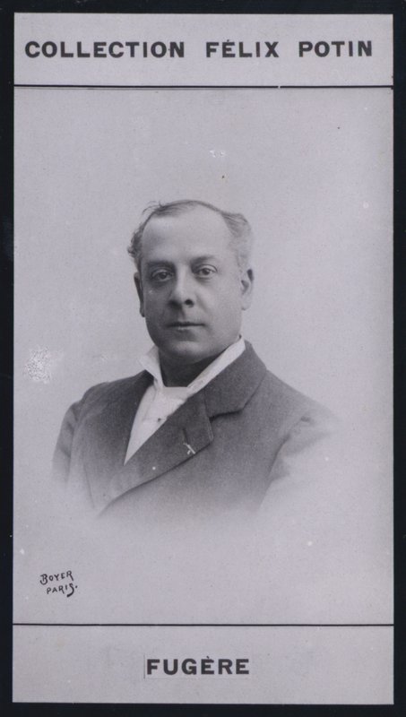 Lucien Fugere (1848) (s/b fotoğraf) by European Photographer