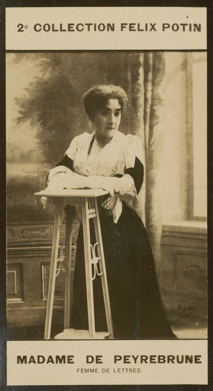 Madam Georges De Peyrebrune, Harfler Kadını by European Photographer