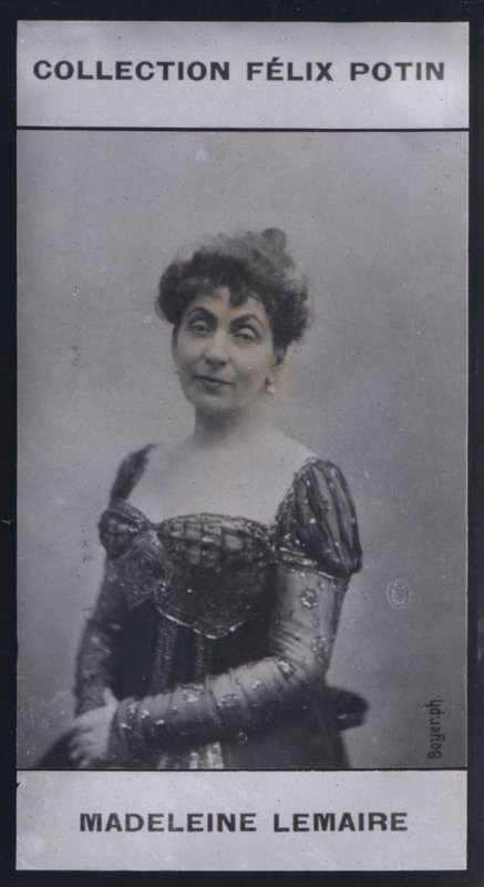 Madeleine Lemaire (1845) (s/b fotoğraf) by European Photographer
