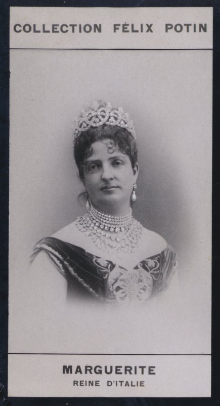 Marguerite, İtalya Kraliçesi Dowager (1851) (s / b fotoğraf) by European Photographer