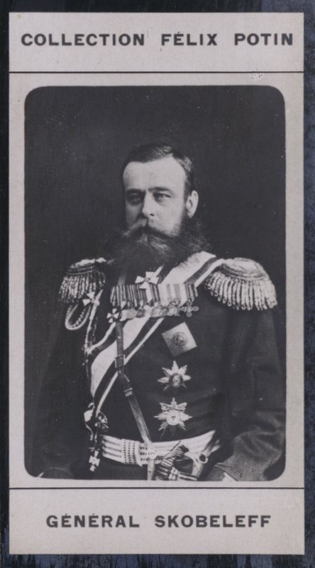 Michael-Dimitrievitch Skobeleff (1843-1882) (s/b fotoğraf) by European Photographer