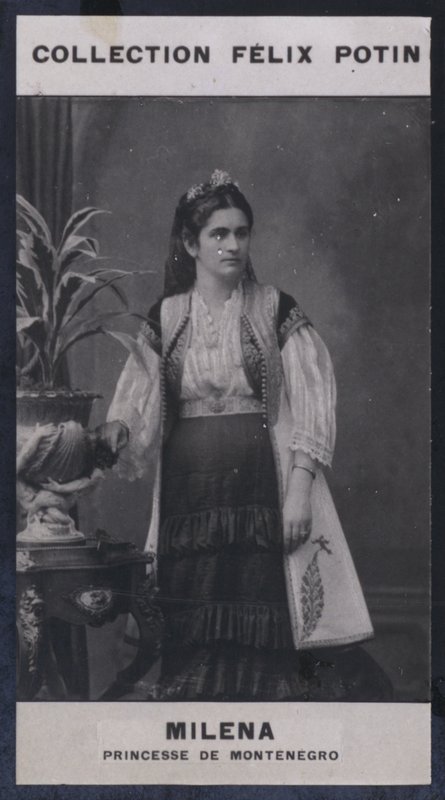 Milena, Karadağ Prensesi (1847) (s / b fotoğraf) by European Photographer