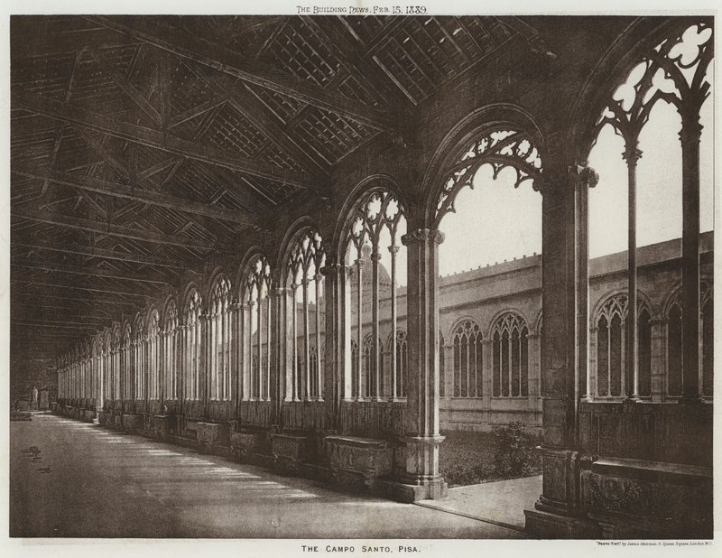 Campo Santo, Pisa (s/b fotoğraf) by European Photographer