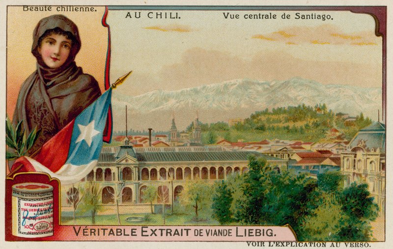 Şili Güzeli ve Central Santiago