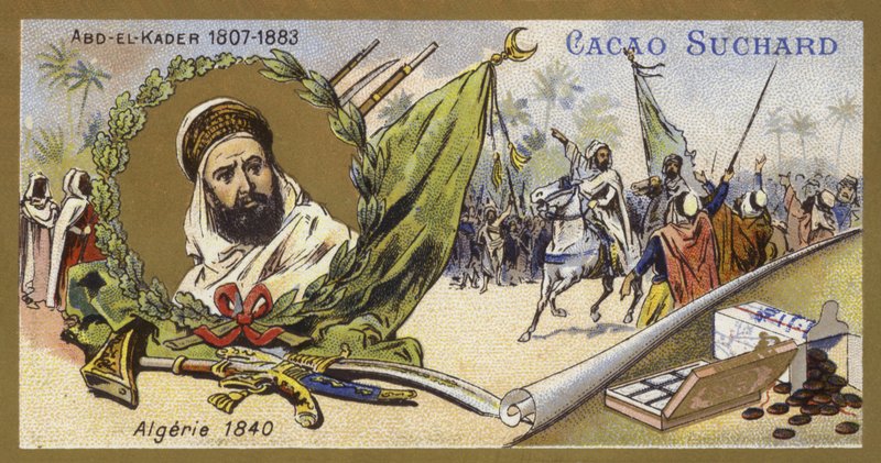 Abdülkadir El Djezairi, Cezayirli Sufi aziz ve askeri lider, 1840 by European School
