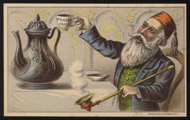 Ozama kahvesi (chromolitho) için reklam by European School