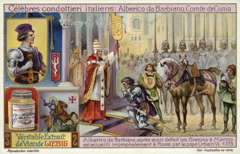 Alberico da Barbiano, Cunio Kontu by European School