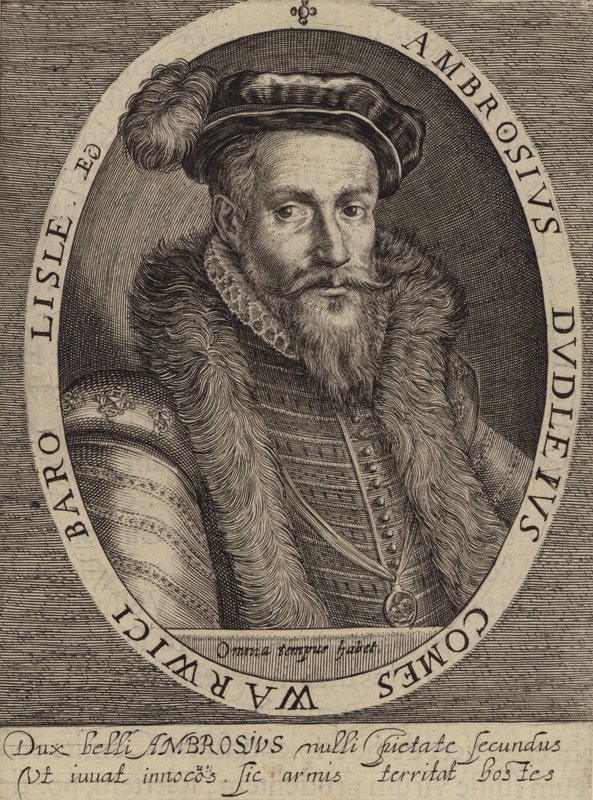 Ambrose Dudley, 3. Warwick Kontu (gravür) by European School