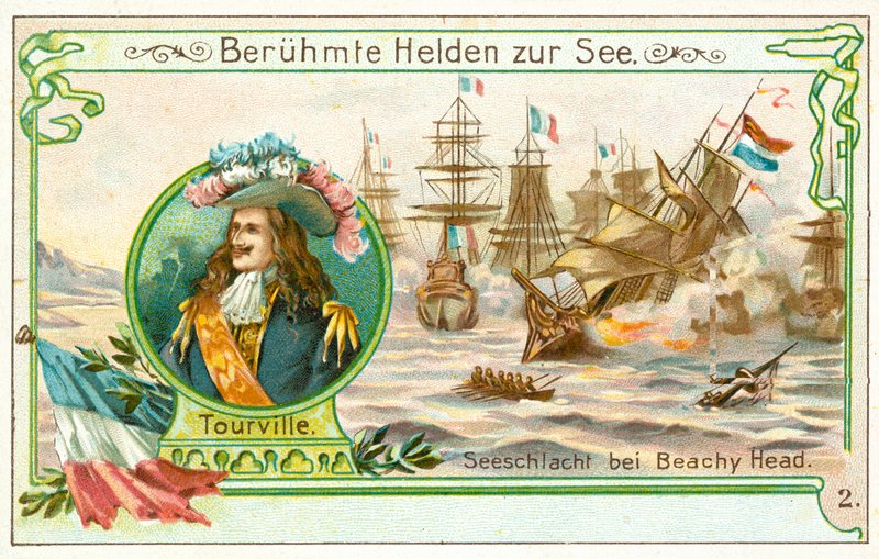 Anne Hilarion de Tourville, Fransız amiral ve Beachy Head Savaşı by European School