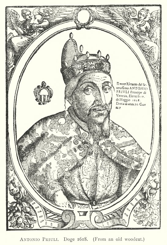Antonio Priuli, Doge 1618 (gravür) by European School