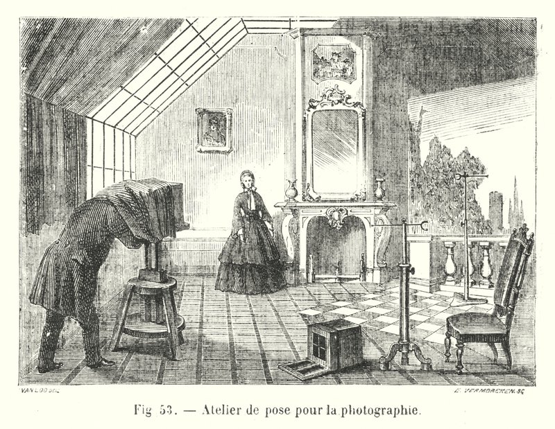 Fotoğraf için poz verme atölyesi (gravür) by European School