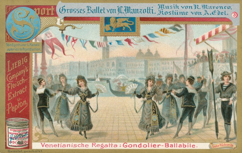 Bale, Liebig kartı, 20. yüzyıl başı (kromo) by European School