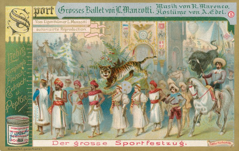 Bale, Liebig kartı, 20. yüzyıl başı (kromo) by European School