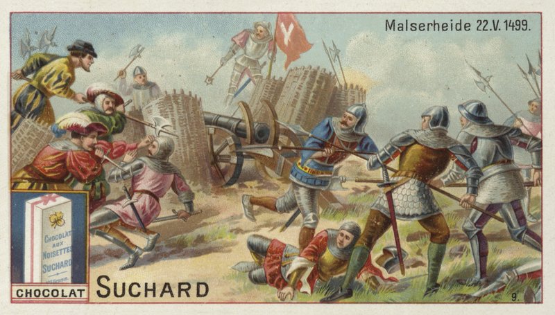 Calven Savaşı (Malserheide Savaşı), İsviçre, 22 Mayıs 1499 by European School