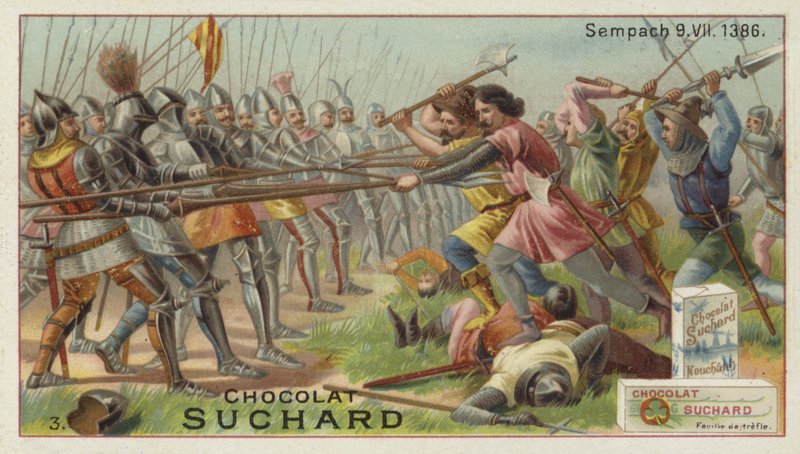 Sempach Savaşı, İsviçre, 9 Temmuz 1386 by European School
