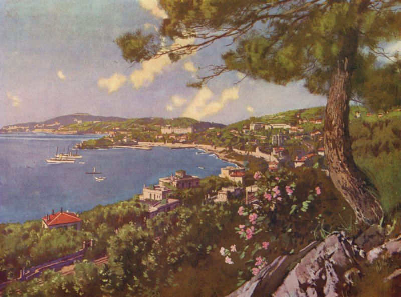 Beaulieu, Genel görünüm (renkli taş baskı) by European School