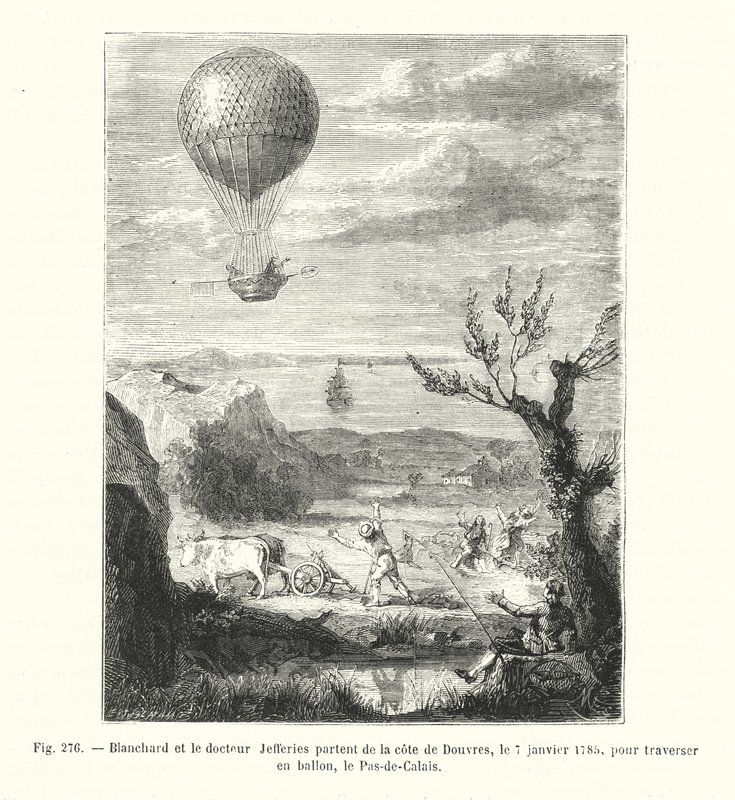 Blanchard ve Doctor Jefferies, 7 Ocak 1785