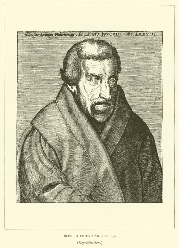 Kutsanmış Peter Canisius, SJ (gravür) by European School