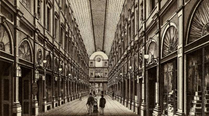 Brüksel: Galeries St Hubert (lito) by European School