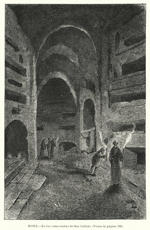 St Callistus Yeraltı Mezarları, Roma, İtalya (lito) by European School