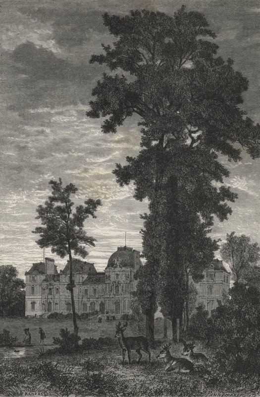 Chateau De MM Pereire A Armainvilliers (gravür) by European School