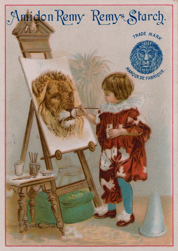 Aslan kafasını boyayan çocuk by European School