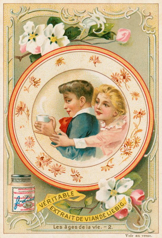Çocukluk (chromolitho) by European School