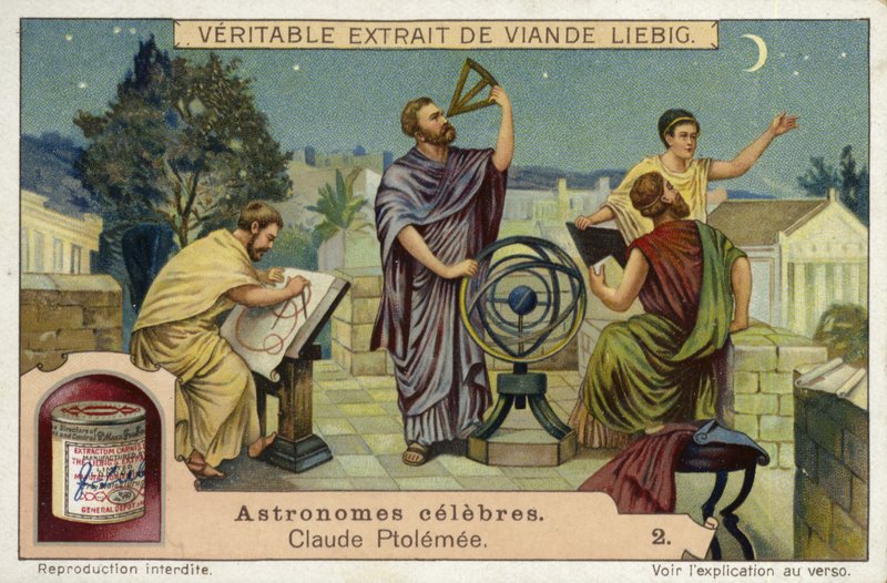 Claudius Ptolemy, Greko-Romen astronom, matematikçi ve coğrafyacı by European School