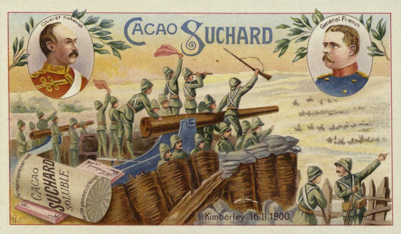 Albay Kekewich, General French and the Relief of Kimberley, Boer War, 16 Şubat 1900 by European School
