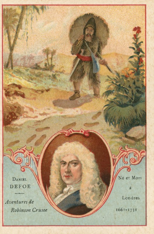 Daniel Defoe, İngiliz romancı ve Robinson Crusoe