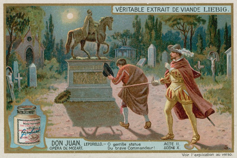 Don Giovanni Commendatore Heykelini Akşam Yemeğine Davet Ediyor by European School