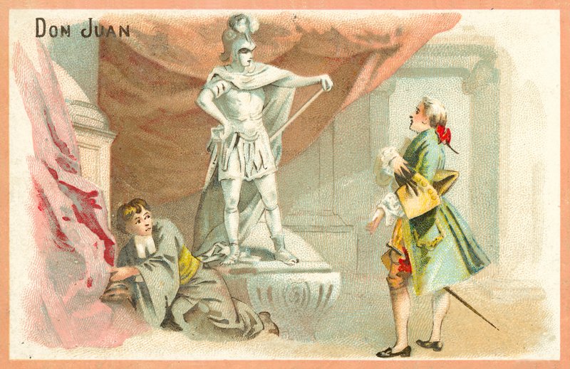 Don Juan (kromolito) by European School