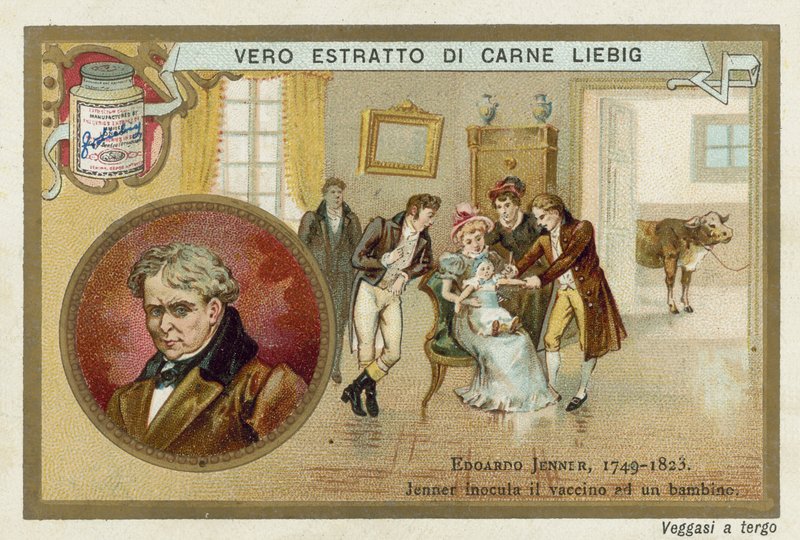 Edward Jenner, çiçek hastalığına karşı bir aşı bulan İngiliz doktor ve bilim adamı by European School