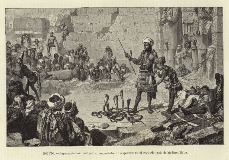Mısır - Bir yılan oynatıcısının gösterisi by European School