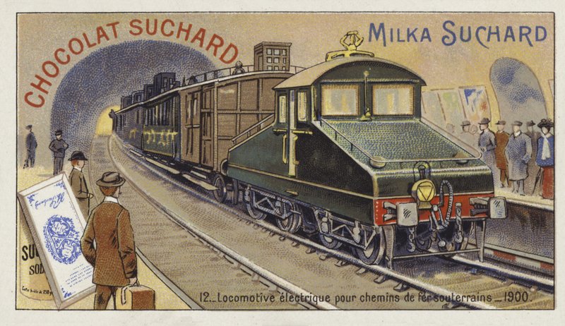 Yeraltı demiryolları için elektrikli lokomotif, 1900 by European School