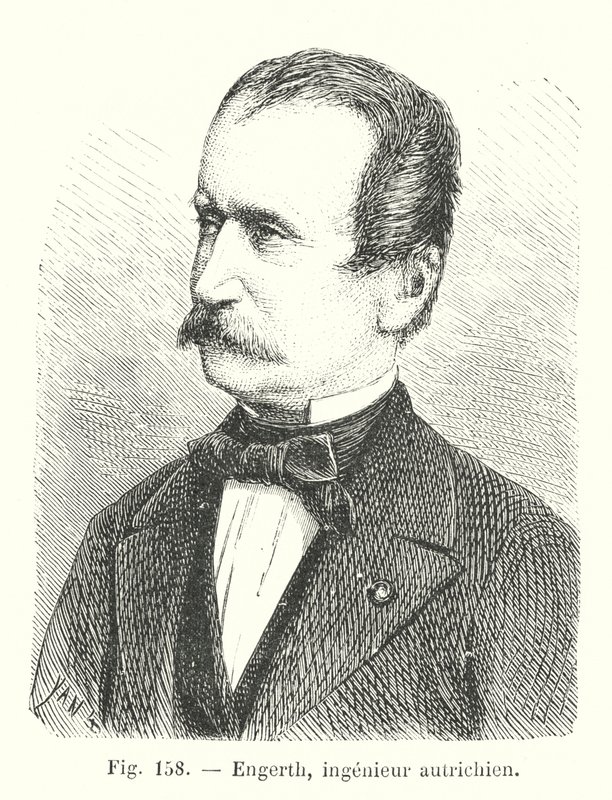 Engerth, mühendis engrichien (gravür) by European School