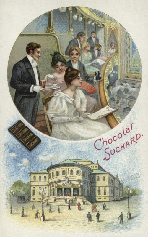 Opera veya tiyatroda Suchard çikolatasının tadını çıkarmak by European School