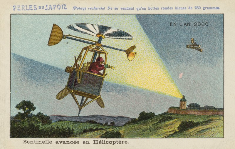 2000 yılında bir helikopterde ileri nöbetçi by European School
