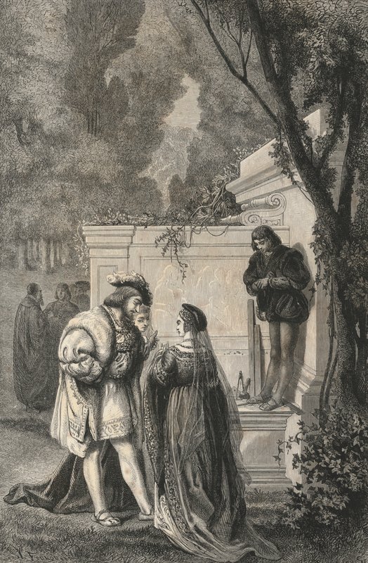 Francis I ve Sanatçıları (gravür) by European School